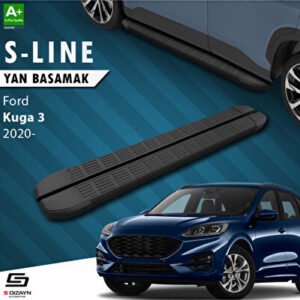Ford Kuga 3 S-Line Siyah Araca Özel Yan Basamak 183 cm 2020 ve Üzeri