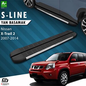 Nissan X-Trail T31 S-Line Krom Araca Özel Yan Basamak 173 cm 2007-2014