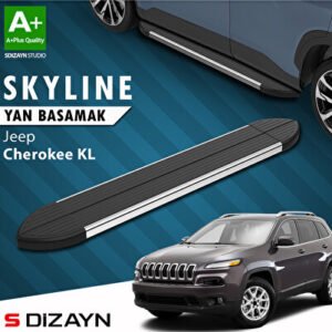 Jeep Cherokee KL Skyline Krom Araca Özel Yan Basamak 173 cm 2013-2023