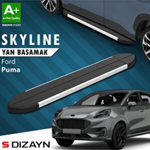 Ford Puma Skyline Alüminyum Araca Özel Yan Basamak 173 cm 2019 ve Üzeri