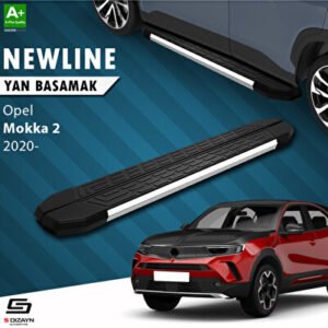 Opel Mokka 2 NewLine Krom Araca Özel Yan Basamak 173 cm 2020 ve Üzeri