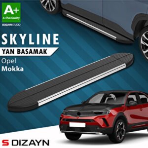 Opel Mokka 2 Skyline Krom Araca Özel Yan Basamak 173 cm 2020 ve Üzeri