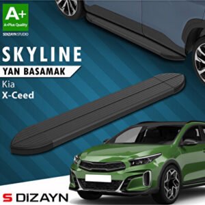 Kia XCeed Skyline Siyah Araca Özel Yan Basamak 183 cm 2019 ve Üzeri