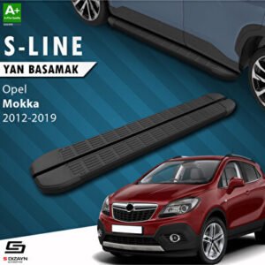 Opel Mokka S-Line Siyah Araca Özel Yan Basamak 163 cm 2012-2019
