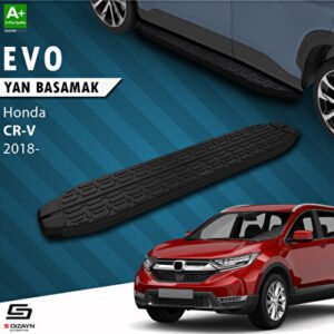 Honda CR-V 5 Evo Siyah Araca Özel Yan Basamak 173 cm 2018-2022