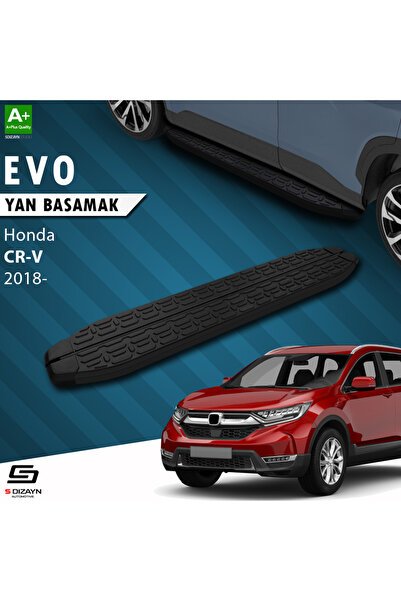 1_org_zoom-1184.jpg Honda CR-V 5 Evo Siyah Araca Özel Yan Basamak 173 cm 2018-2022 - Görsel 1