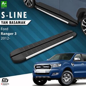 Ford Ranger 3 S-Line Alüminyum Araca Özel Yan Basamak 203 cm 2012-2022