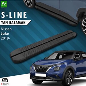 Nissan Juke 2 S-Line Siyah Araca Özel Yan Basamak 173 cm 2019 ve Üzeri