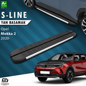 Opel Mokka 2 S-Line Alüminyum Araca Özel Yan Basamak 173 cm 2020 ve Üzeri