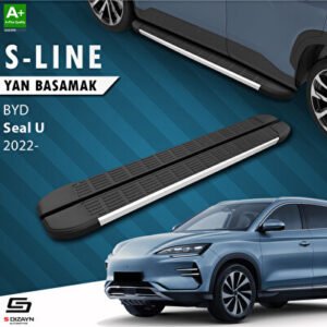 S-Dizayn BYD Seal U S-Line Alüminyum Araca Özel Yan Basamak 193 cm 2022 ve Üzeri