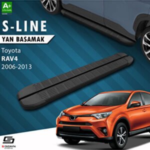 Toyota Rav 4 3 S-Line Siyah Araca Özel Yan Basamak 163 cm 2006-2013