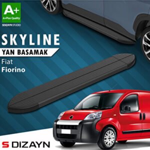 Fiat Fiorino Skyline Siyah Araca Özel Yan Basamak 173 cm 2008 ve Üzeri