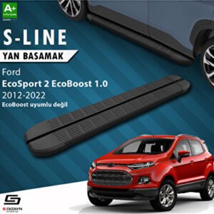 Ford EcoSport 2 S-Line Siyah Araca Özel Yan Basamak 173 cm 2012-2022