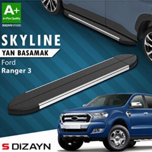 Ford Ranger 3 Skyline Krom Araca Özel Yan Basamak 203 cm 2012-2022