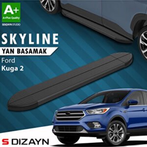 Ford Kuga 2 Skyline Siyah Araca Özel Yan Basamak 183 cm 2013-2019