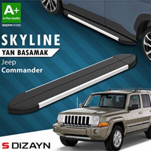 Jeep Commander Skyline Alüminyum Araca Özel Yan Basamak 173 cm 2006-2010