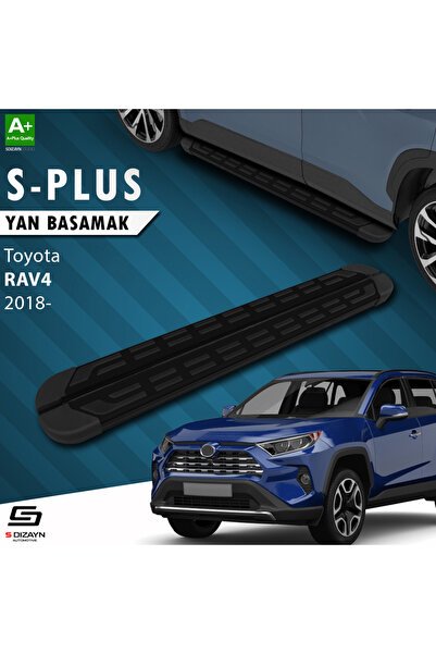 1_org_zoom-1312.jpg S-Dizayn Toyota RAV 4 5 S-Plus Siyah Araca Özel Yan Basamak 173 cm 2018 ve Üzeri - Görsel 1