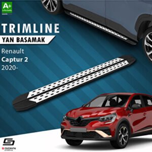 S-Dizayn Renault Captur 2 TrimLine Gri Araca Özel Yan Basamak 179 cm 2020 ve Üzeri