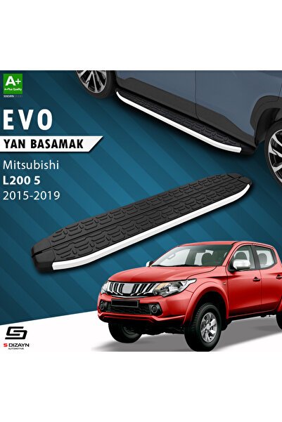 1_org_zoom-1316.jpg S-Dizayn Mitsubishi L200 5 Evo Alüminyum Araca Özel Yan Basamak 193 cm 2015-2019 - Görsel 1