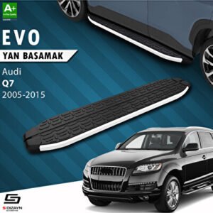 S-Dizayn Audi Q7 Evo Alüminyum Araca Özel Yan Basamak 213 cm 2005-2015