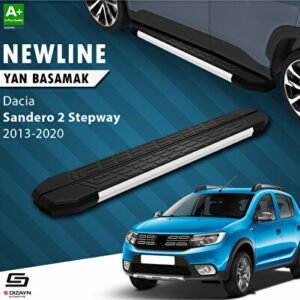 Dacia Sandero 2 Stepway NewLine Alüminyum Araca Özel Yan Basamak 173 cm 2013-2020