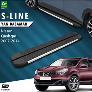 Nissan Qashqai S-Line Alüminyum Araca Özel Yan Basamak 173 cm 2007-2014