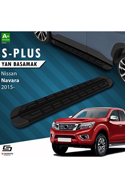 1_org_zoom-1343.jpg S-Dizayn Nissan Navara 3 S-Plus Siyah Araca Özel Yan Basamak 203 cm 2015 ve Üzeri - Görsel 1