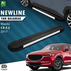 Mazda CX-5 2 NewLine Alüminyum Araca Özel Yan Basamak 183 cm 2017 ve Üzeri