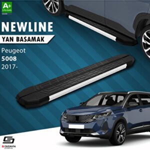 Peugeot 5008 2 NewLine Alüminyum Araca Özel Yan Basamak 203 cm 2017-2023