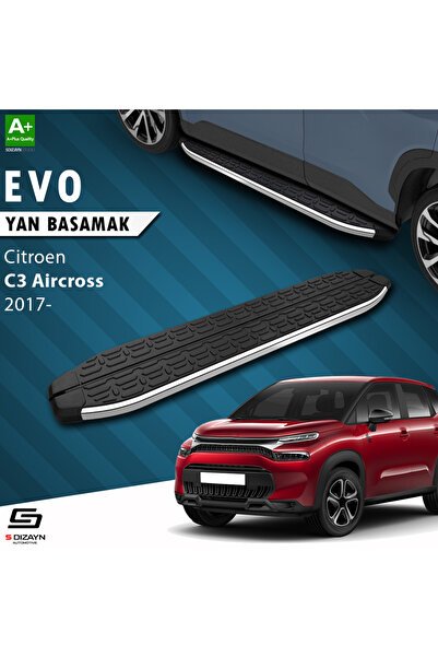 1_org_zoom-1358.jpg Citroen C3 Aircross Evo Krom Araca Özel Yan Basamak 183 cm 2017-2024 - Görsel 1