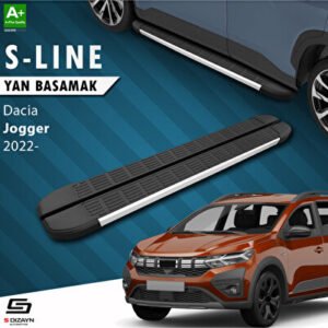 S-Dizayn Dacia Jogger S-Line Alüminyum Araca Özel Yan Basamak 213 cm 2022 ve Üzeri