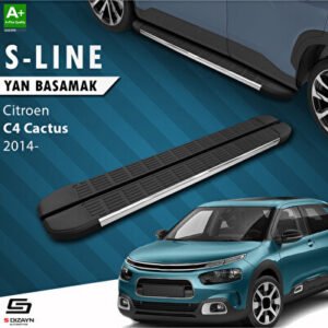 Citroen C4 Cactus S-Line Krom Araca Özel Yan Basamak 183 cm 2014 ve Üzeri