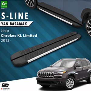 Jeep Cherokee KL S-Line Alüminyum Araca Özel Yan Basamak 173 cm 2013-2023