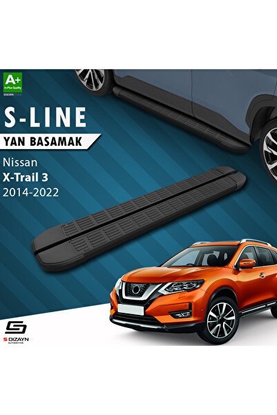 1_org_zoom-1381.jpg Nissan X-Trail T32 S-Line Siyah Araca Özel Yan Basamak 183 cm 2014-2022 - Görsel 1