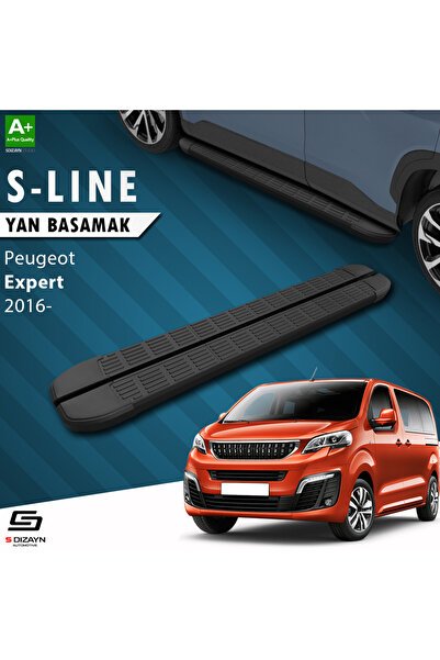 1_org_zoom-1384.jpg Peugeot Expert 3 Kısa Şase S-Line Siyah Araca Özel Yan Basamak 213 cm 2016 ve Üzeri - Görsel 1