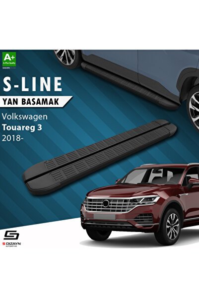 1_org_zoom-1386.jpg Volkswagen Touareg 3 S-Line Siyah Araca Özel Yan Basamak 193 cm 2018 ve Üzeri - Görsel 1