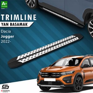 S-Dizayn Dacia Jogger TrimLine Gri Araca Özel Yan Basamak 215 cm 2022 ve Üzeri