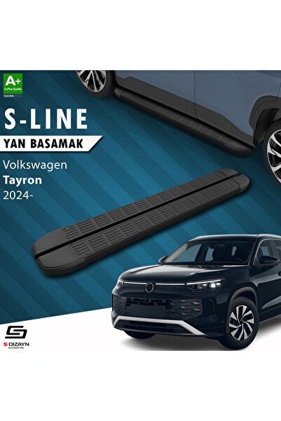 1_org_zoom-1406.jpg Volkswagen Tayron 2 S-Line Siyah Araca Özel Yan Basamak 193 cm 2024 ve Üzeri - Görsel 1