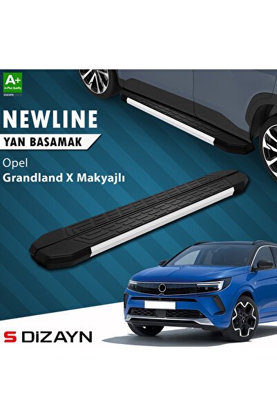 1_org_zoom-1417.jpg S-Dizayn Opel Grandland X Makyajlı Hybrid NewLine Alüminyum Araca Özel Yan Basamak 183 cm 2021-2024 O - Görsel 1