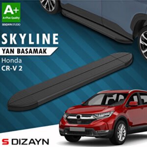 Honda CR-V 5 Skyline Siyah Araca Özel Yan Basamak 173 cm 2018-2022