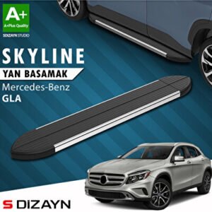 Mercedes GLA X156 Skyline Krom Araca Özel Yan Basamak 183 cm 2013-2020
