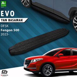 DFSK Fengon 500 Evo Siyah Araca Özel Yan Basamak 173 cm 2023 ve Üzeri
