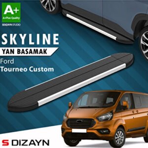 Ford Tourneo Custom Kısa Şase Skyline Alüminyum Araca Özel Yan Basamak 203 cm 2012-2023