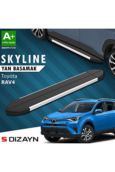 1_org_zoom-1435.jpg Toyota Rav 4 4 Skyline Alüminyum Araca Özel Yan Basamak 173 cm 2013-2017 - Görsel 1