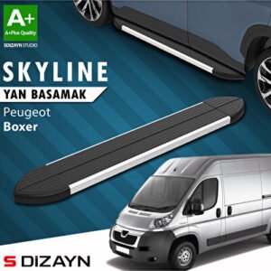 Peugeot Boxer 3 Kısa Şase Skyline Alüminyum Araca Özel Yan Basamak 203 cm 2006 ve Üzeri