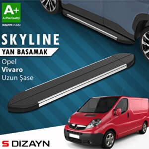 Opel Vivaro A Uzun Şase Skyline Krom Araca Özel Yan Basamak 263 cm 2001-2014