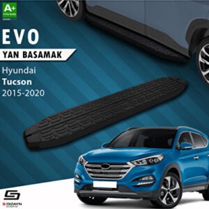 Hyundai Tucson 3 Evo Siyah Araca Özel Yan Basamak 173 cm 2015-2020