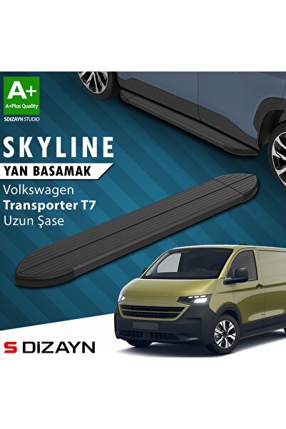 1_org_zoom-1447.jpg Volkswagen Transporter T7 Skyline Siyah Araca Özel Yan Basamak 263 cm 2024 ve Üzeri - Görsel 1
