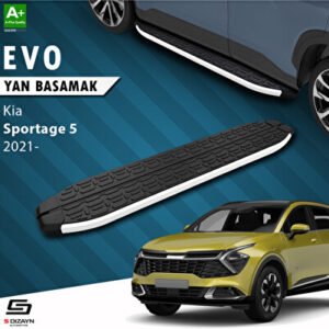Kia Sportage 5 Evo Alüminyum Araca Özel Yan Basamak 173 cm 2021 ve Üzeri
