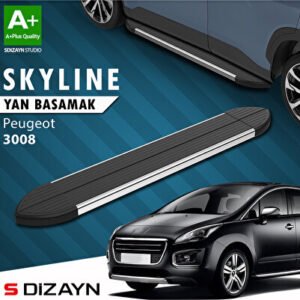 Peugeot 3008 Skyline Krom Araca Özel Yan Basamak 183 cm 2009-2013